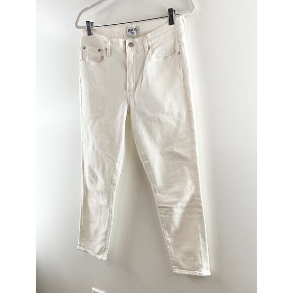 AGOLDE Sophie Crop High Rise Skinny Slim Jeans White 30 / 10 - Picture 9 of 11